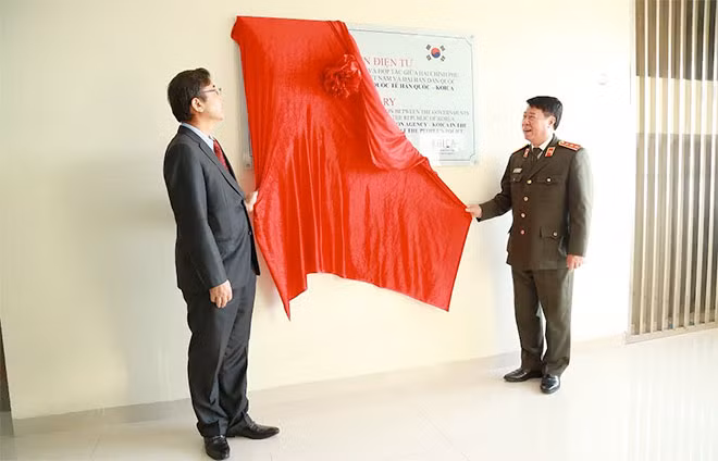 Opening ceremony of the E-library