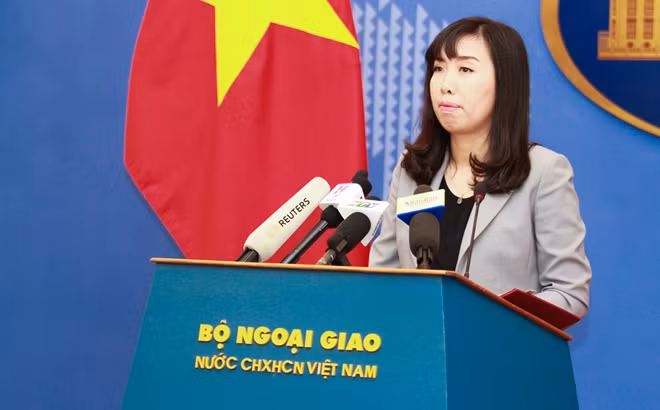 Ministry of Foreign Affairs spokesperson Le Thi Thu Hang