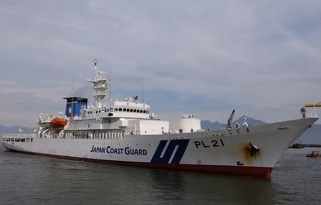 Japan Coast Guard Training Vessel KOJIMA (Source: VNA)