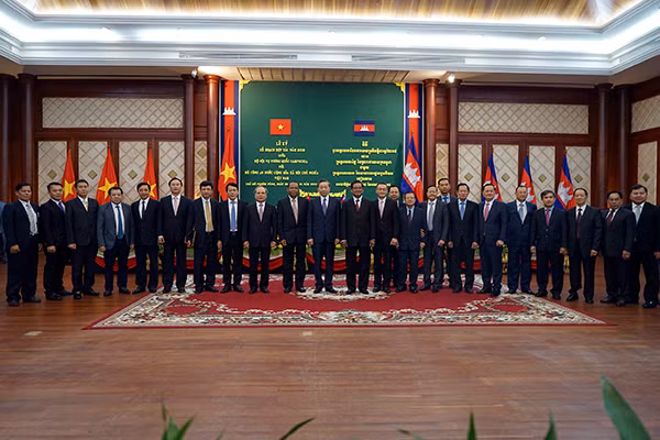 At the talk between the MPS of Vietnam and Cambodia's Ministry of Interior