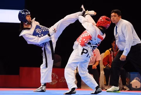 Ho Chi Minh City will host three continental taekwondo championships later this month.(Photo: zing.vn)