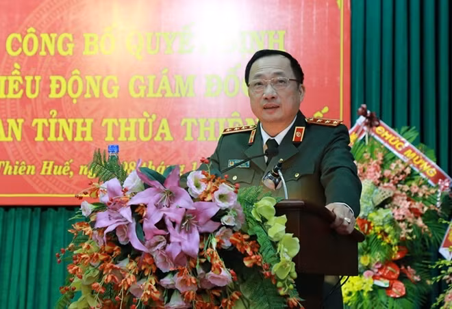 Deputy Minister Nguyen Van Thanh speaks at the event.