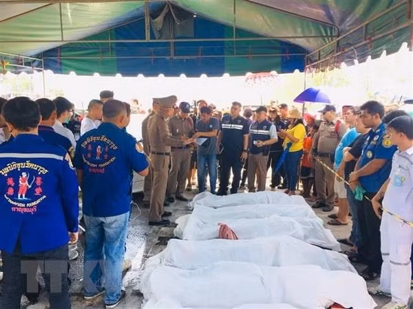 Bodies of victims (Source: VNA)