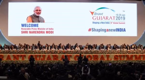 The 9th Vibrant Gujarat Global Summit (Source: indianexpress.com) The 9th Vibrant Gujarat Global Summit (Source: indianexpress.com)