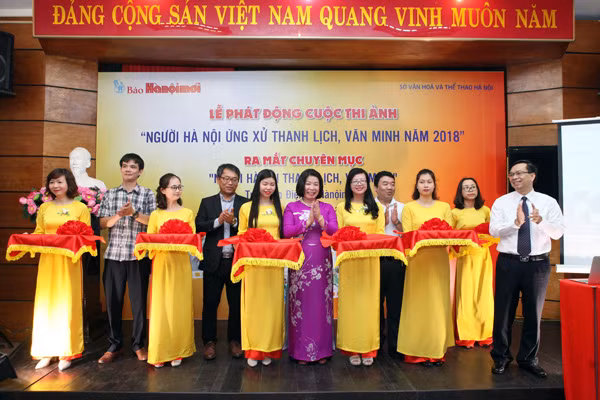 At the launching ceremony