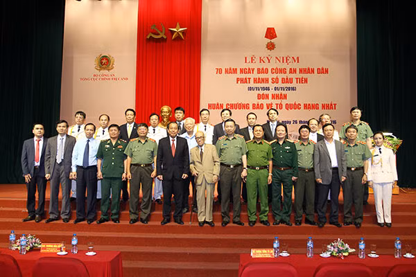 Senior officials at the event