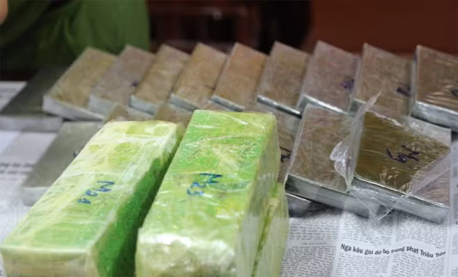 Drugs seized by Nghe An Provincial Police in some cases