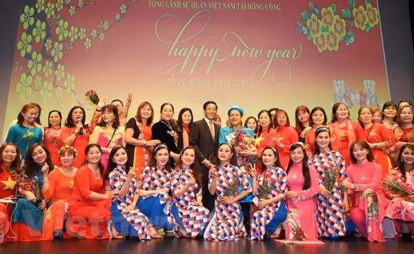 At the celebration in Hong Kong (Photo: VNA) At the celebration in Hong Kong (Photo: VNA)