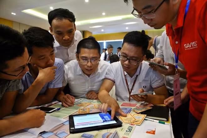 A drill on cyber security was held in Da Nang city on June 29 (Photo: VNA)