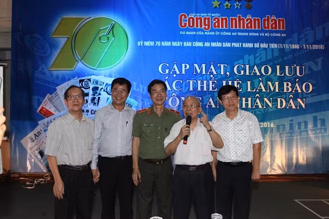 Former Chief Editor Tran Lieu at the event. Former Chief Editor Tran Lieu at the event.