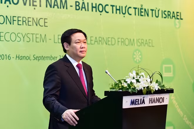 Deputy Minister Vuong Dinh Hue at the conference Deputy Minister Vuong Dinh Hue at the conference