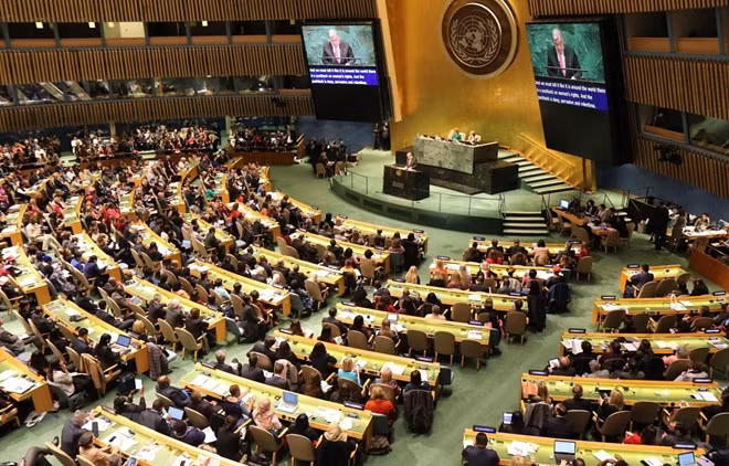 An overview of the opening of the session of the 63rd session of the UN Commission on the Status of Women (Photo: VNA)