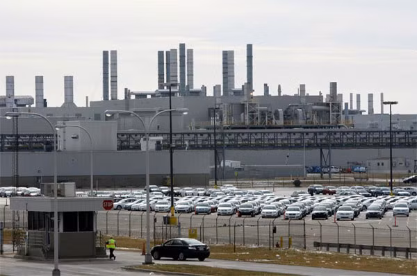FILE PHOTO - Toyota Camrys and Avalons sit ready to shipped at the Toyota Motor Manufacturing Plant in Georgetown, Kentucky, U.S. on January 27, 2010.
