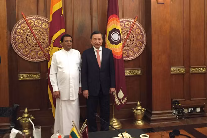 Meeting with Sri Lankan President Meeting with Sri Lankan President