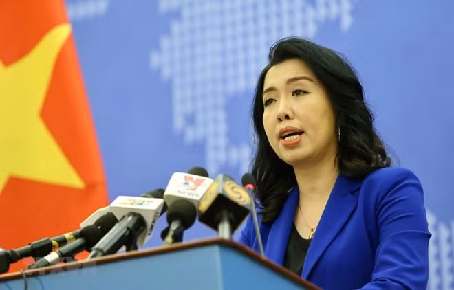 The Foreign Ministry’s Spokeswoman Le Thi Thu Hang (Photo: VNA) The Foreign Ministry’s Spokeswoman Le Thi Thu Hang (Photo: VNA)