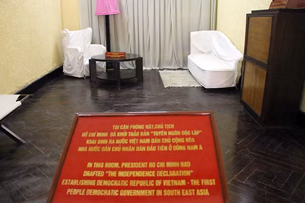 The room of President Ho Chi Minh The room of President Ho Chi Minh