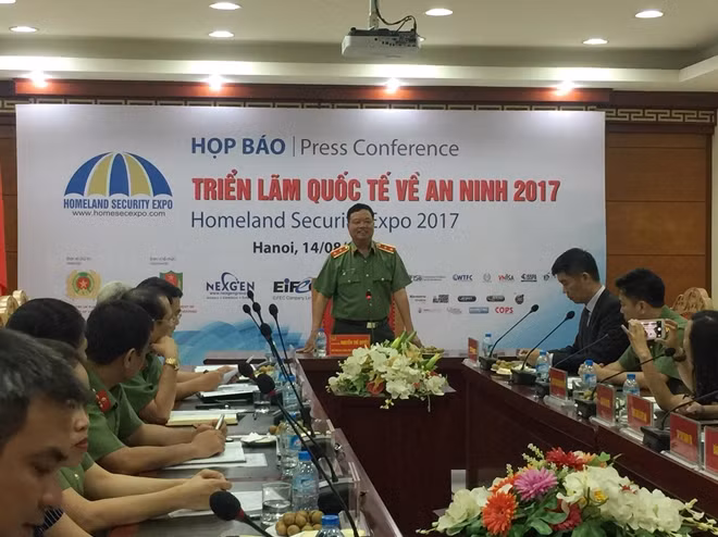 At the press conference