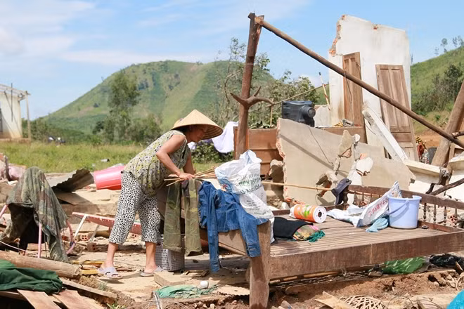 Many households have become broke as their houses and crops have been devastated by the storm.