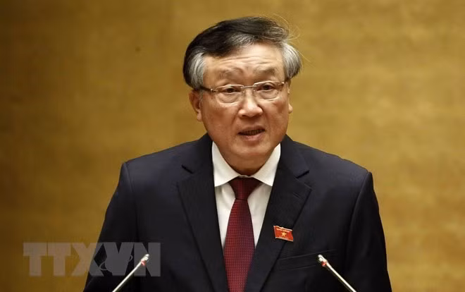 Chief Judge of the Supreme People’s Court Nguyen Hoa Binh (Source: VNA)