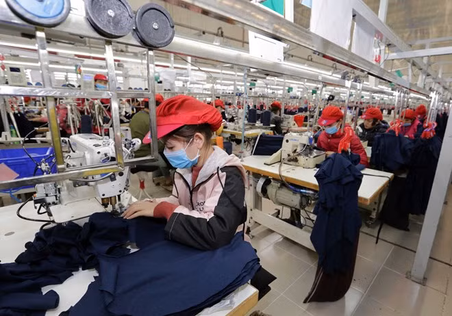 The factory of the Tinh Loi garment factory in Lai Vu Industrial Park in Kinh Thanh district, Hai Duong province (Photo: VNA)