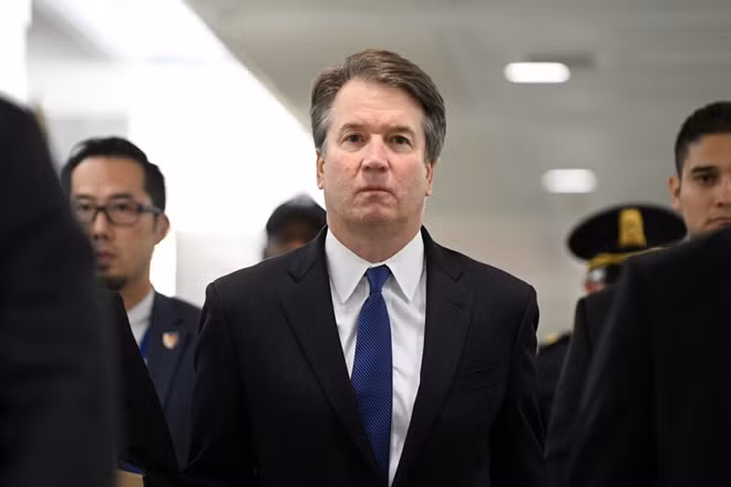 U.S. Supreme Court nominee Brett Kavanaugh arrives for his Senate Judiciary Committee confirmation hearing in Washington, U.S., September 27, 2018. REUTERS