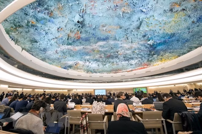 An overview of the discussion of the United Nations Human Rights Council's 37th session (Source: VNA)