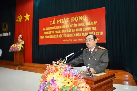 Senior Colonel Tran Duc Viet, Director of Quang Tri Provincial Police
