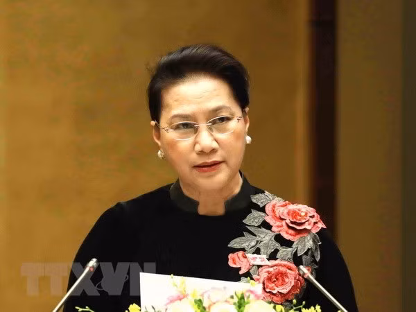 NA Chairwoman Nguyen Thi Kim Ngan is paying an official visit to the Netherlands from March 26-28 (Photo: VNA)