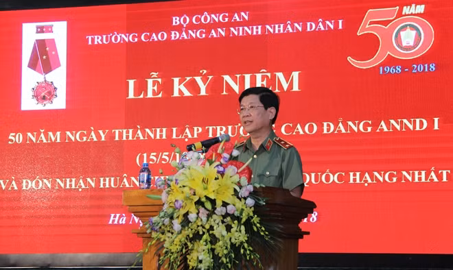 Deputy Minister Nguyen Van Son speaks at the event Deputy Minister Nguyen Van Son speaks at the event