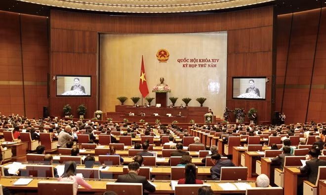The first working day of the fifth session of the 14th National Assembly on May 21 (Source: VNA)