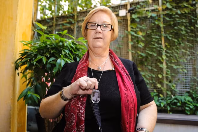 Susan Mattera, a member of the US delegation, said that she was so moved, and that, thanks to this visit, she could learn more about the pains and sufferings caused by the war as well as the kindness and altruism of the Vietnamese people. Susan Mattera, a member of the US delegation, said that she was so moved, and that, thanks to this visit, she could learn more about the pains and sufferings caused by the war as well as the kindness and altruism of the Vietnamese people.