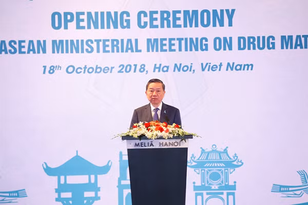 Minister To Lam speaks at the event. Minister To Lam speaks at the event.