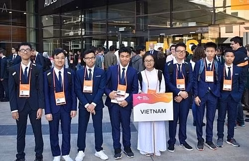 The Vietnamese team in Australia (Source: VNA)