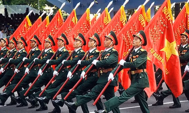 A parade of the Vietnamese army (Source: Internet) A parade of the Vietnamese army (Source: Internet)