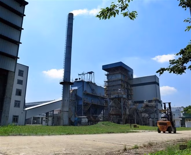 Part of the Dung Quat biofuel plant in Quang Ngai province (Photo: VNA)