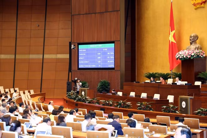 Most opinions at the debate at the ongoing seventh working session of the 14th National Assembly on June 7 morning supported Vietnam's participation in the ILO's Convention 98.