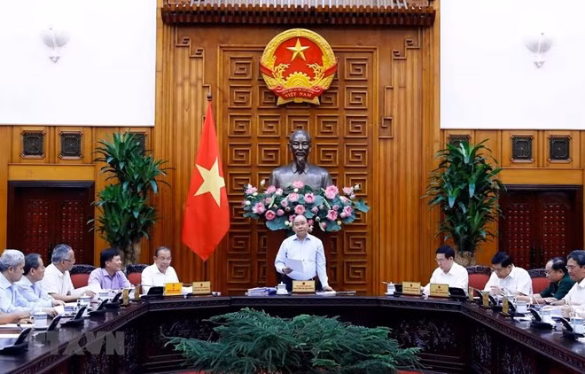 Prime Minister Nguyen Xuan Phuc speaks at the event (Photo: VNA) Prime Minister Nguyen Xuan Phuc speaks at the event (Photo: VNA)