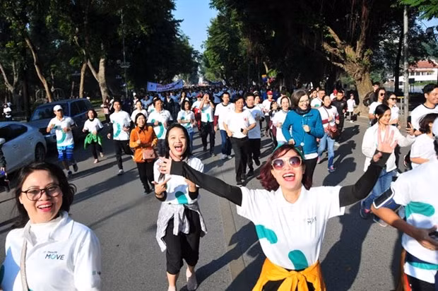 Participants at the Hanoi Run for Children 2019 (Source: dangcongsan.vn)