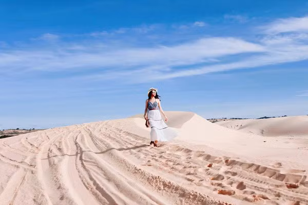 White sand dunes of Binh Thuan – a small Sahara Desert