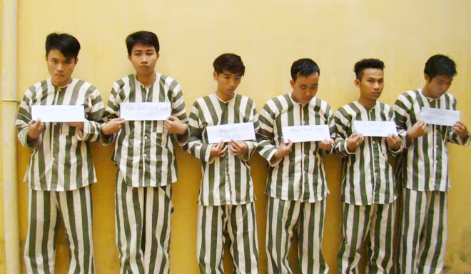 A group of gangs in a case investigated by Binh Duong Police