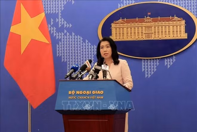 Foreign Ministry spokesperson Le Thi Thu Hang (Photo: VNA)