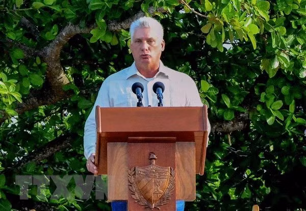 President of the Council of State and Council of Ministers of Cuba Miguel Díaz-Canel Bermúdez (Photo: AFP/VNA) President of the Council of State and Council of Ministers of Cuba Miguel Díaz-Canel Bermúdez (Photo: AFP/VNA)