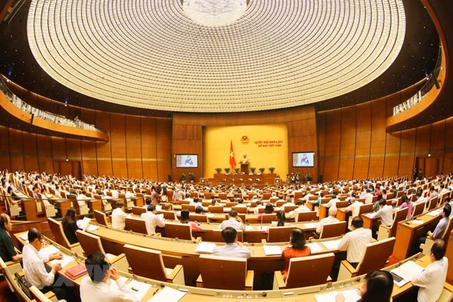 A question and answer session of the meeting (Source: VNA)