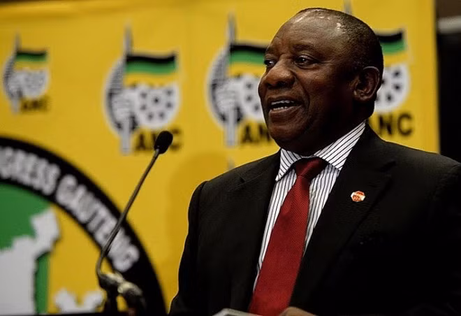 President of South Africa Cyril Ramaphosa.