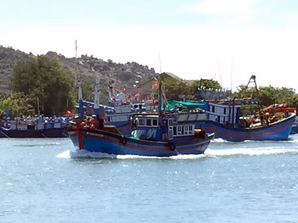 Vietnamese fishing boats (Source: VNA)