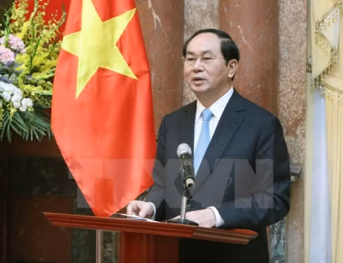 President Tran Dai Quang will pay a State visit to China and attend the high-level forum on the Belt and Road Initiative from May 11-15