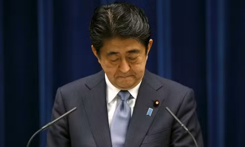 Japanese Prime Minister. Photo by Reuters