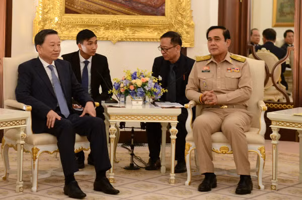 Minister To Lam and the high-ranking delegation of the MPS paid a courtesy call on Thailand’s Prime Minister Prayut Chan Ocha