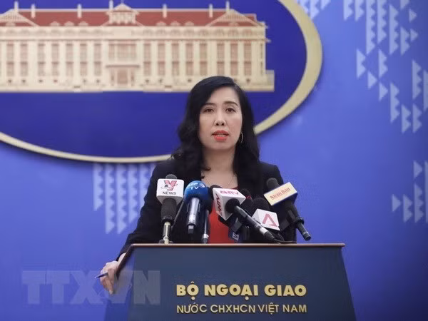 Spokesperson of the Foreign Ministry of Vietnam Le Thi Thu Hang (Photo: VNA) Spokesperson of the Foreign Ministry of Vietnam Le Thi Thu Hang (Photo: VNA)