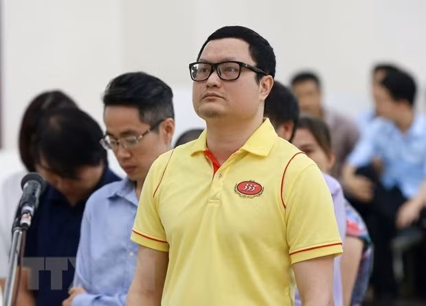 Tran Huu Tiep, former management board chairman of MTM at the court (Photo: VNA)